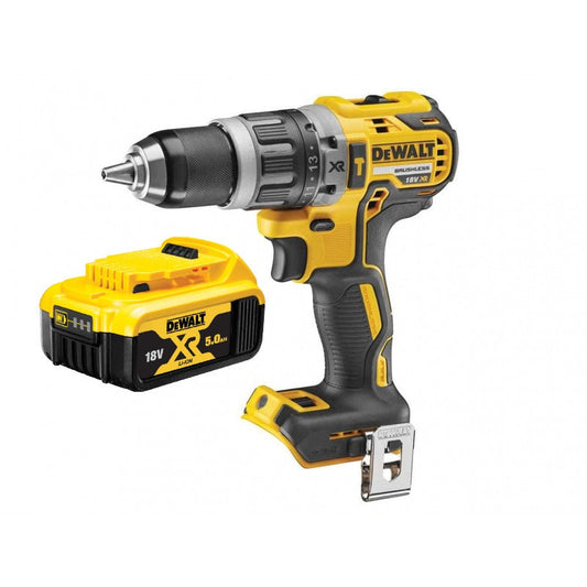 DeWalt DCD796N 18V XR Brushless Combi Drill (Body Only) & DCB184 5.0Ah Battery