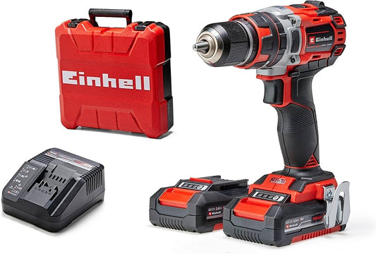 Einhell 18V 2 x 2.0Ah Li-Ion Power X-Change Brushless Cordless Combi Drill