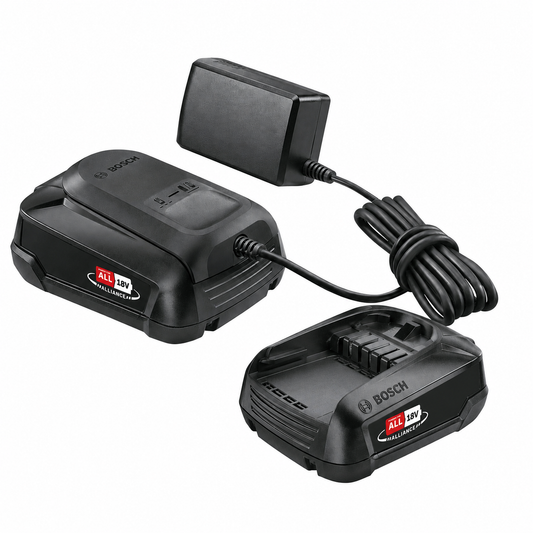 Bosch 18V Starter Set PBA 2x 2.0Ah Battery Power4All